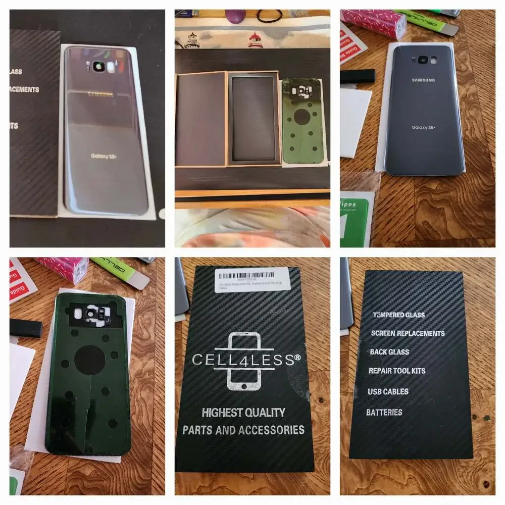 Samsung S8 Plus Replacement Back, Screen Saver, Portable Charger